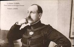 Vintage Postcard Militaria General Large Dubail Promoted Cross of the legion of honor
