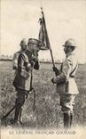Vintage Postcard Militaria the general Gouraud French