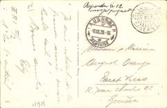 Vintage Postcard Militaria With the stops