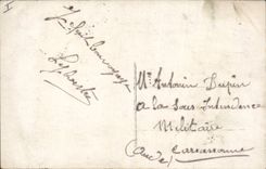 CPA Militaria Enfants Alsace 