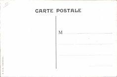 Vintage Postcard Militaria Menu Sucks of pig has Guillaume Porc