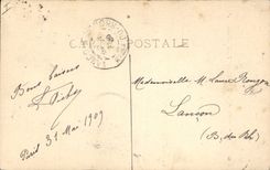 Postal París Vagada del Louvre el mono pintor