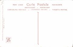 CPA Denis Etcheverry Salon 1913 Sous le masque 