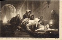 CPA Salon 1905 Coggbe Vendredi Saint a la Scala Santa Rome 