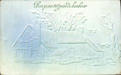 CPA Fantaisie Maison 