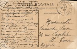 Postal Mujer Salida para la Caza