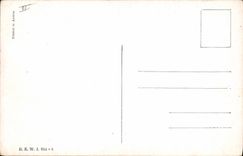 Vintage Postcard Fantasy Illustrator Charming invitation