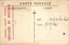 Postal Fantasia Ilustrador el pato que despliega sus alas