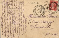 Vintage Postcard disappeared Kiosque Pont has Mousson the place Duroc (animee)