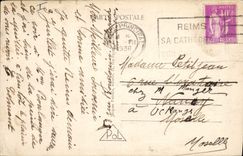 Vintage Postcard Rheims the Kiosk of the goose Leg