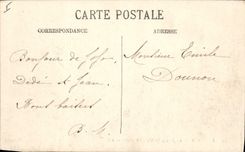 Vintage Postcard Kiosk Valence the garden of the Champ de Mars