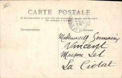 Vintage Postcard Kiosk Valleys Baths the park during the music