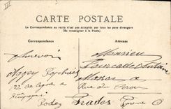 Vintage Postcard Kiosk of the Rodez music