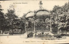 CPA Kiosque de la musique Pepiniere Nancy 