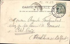 Vintage Postcard Kiosk of the music Nancy Seedbed