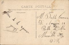 Vintage Postcard Kiosk of the music Living room