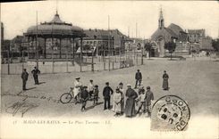 Vintage Postcard Malo Kiosk Baths the Turenne Place