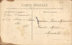 Vintage Postcard Kiosk of music Lille Esplanade