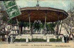CPA Kiosque de la musique Cannes 