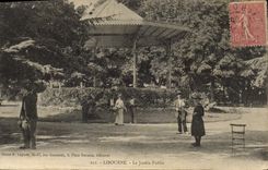 Vintage Postcard Libourne Kiosk the park