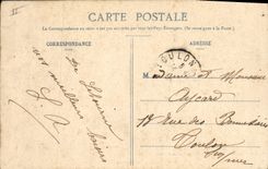 Vintage Postcard Libourne Kiosk the park