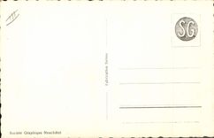 Vintage Postcard Dog Dogs Old people's home of Large St Bernard Maitre and servants