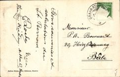 Vintage Postcard Dog Dogs Samaritans of Large St Bernard