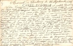 Vintage Postcard Militaria the General one of Castelnau