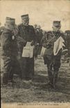 CPA Militaria Le General Pau et son Etat Major 