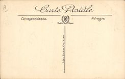 Vintage Postcard Militaria For the line of the civilization General of Castelnau