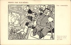 CPA Militaria Peints par eux memes Sans commentaires 