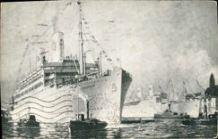 CPA Bateau Svenska Amerika Linien Motorfartygen Kungsholm Gripsholm 