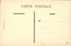 Postal M Q de la Vuelta Vagar Cognacq Jay París