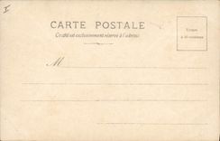 Postal Salón 1901 de His el camino del molino de Aiglard Asno Mula