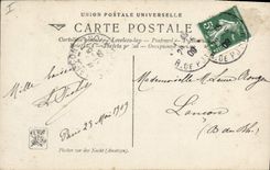 Postal Salón 1909 de Weisser antes de la noche