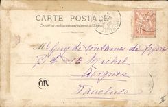 Postal Salón 1901 de Consuelo Fould la dama de corazón Tarjetas