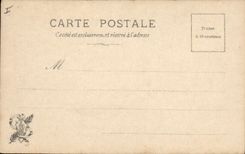 Postal salón 1901 de Jordán a bordo del Sena
