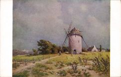 CPA Duchemin Moulin a vent en Anjou 