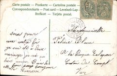 CPA Fantaisie Hirondelle 