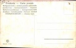 Postal Caza Ciervas Cierva