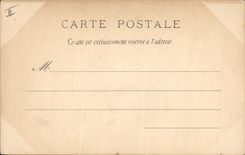 Postal Caza Cazador en pegada Perro