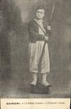 CPA Carosi La statue vivante L'enseveli vivant 