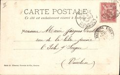 Vintage Postcard Children Clown Donkey Mule