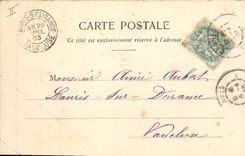 CPA Kiosque de la musique Les allees Cannes 