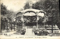 Vintage Postcard Bandstand With the Nancy Seedbed