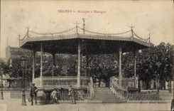 CPA Kiosque a musique Beziers 