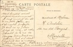 Vintage Postcard Monte Carlo Am in hiding and Kiosk of the music
