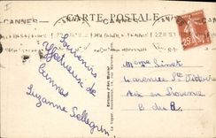 Vintage Postcard Cannes Kiosk the municipal casino