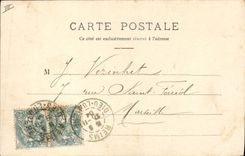 CPA Kiosque de la Patte d'Oie Reims 
