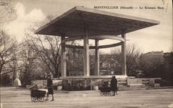 Vintage Postcard Kiosk Bosc Montpellier